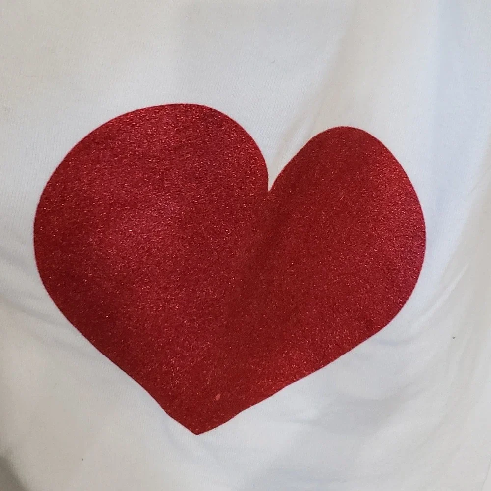 Wildfox Heart Scarf Womens White Red Taylor Swift‎ Red Era Rare Graphic